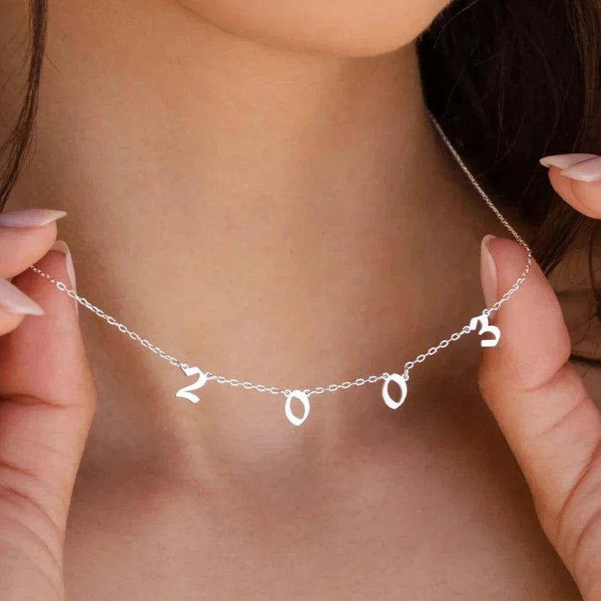 Customized Numbers Necklace