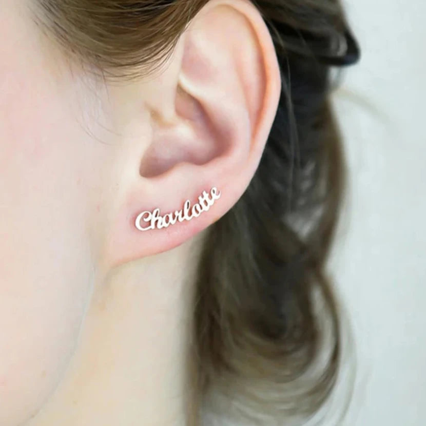 Customized Name Earrings
