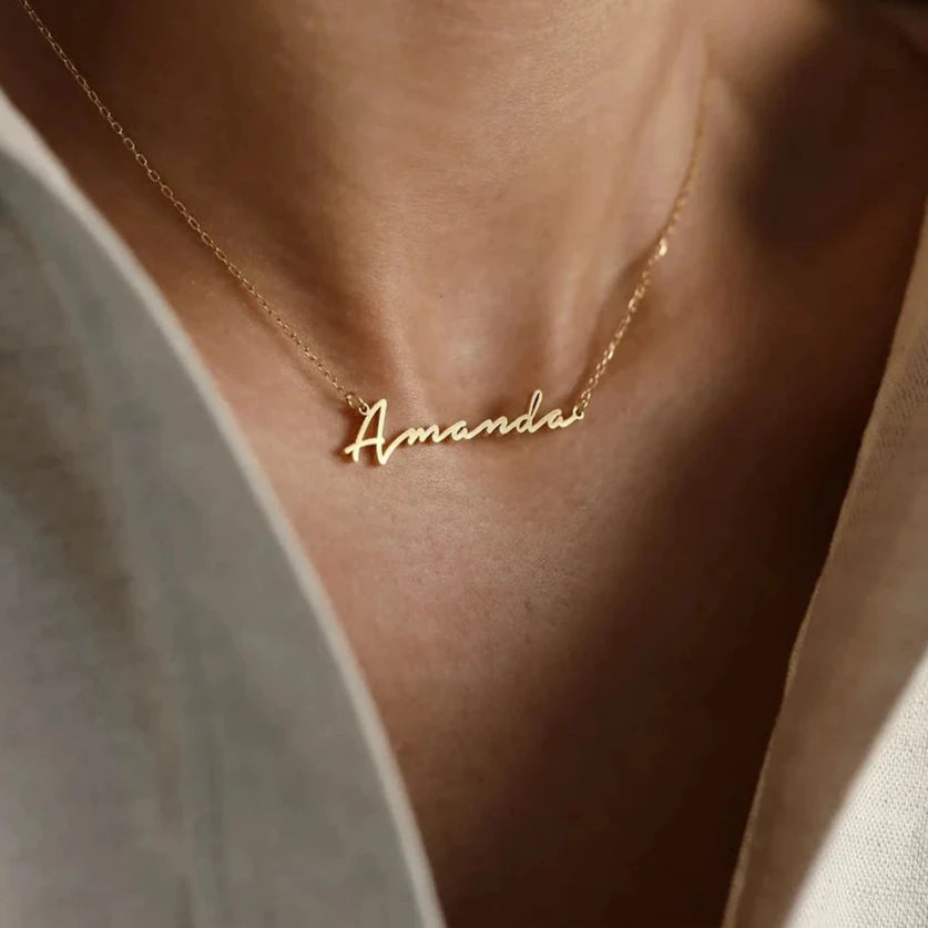 Customized Initial Name Necklace